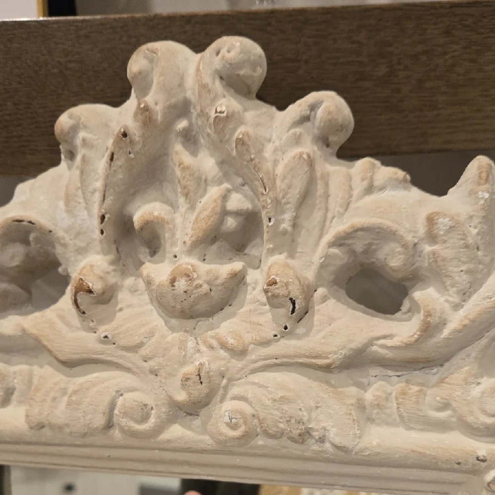 Ornate Cream Wall Mirror
